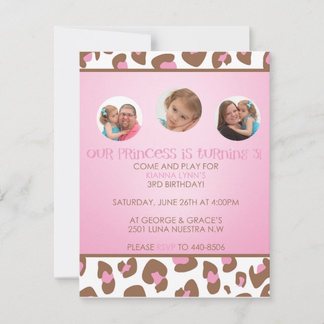 Birthday Invitation (Front)