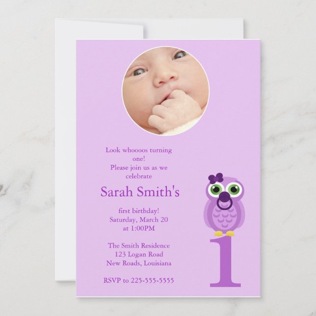 Birthday Invitation (Front)