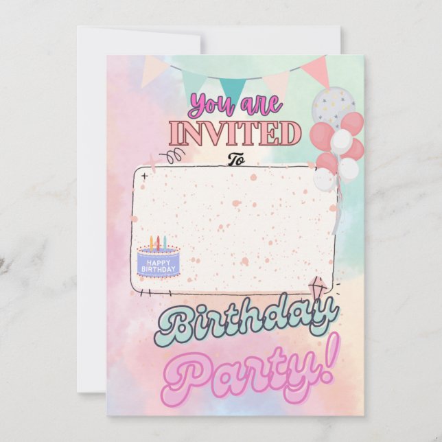 Birthday Invitation (Front)