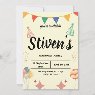Birthday invitation
