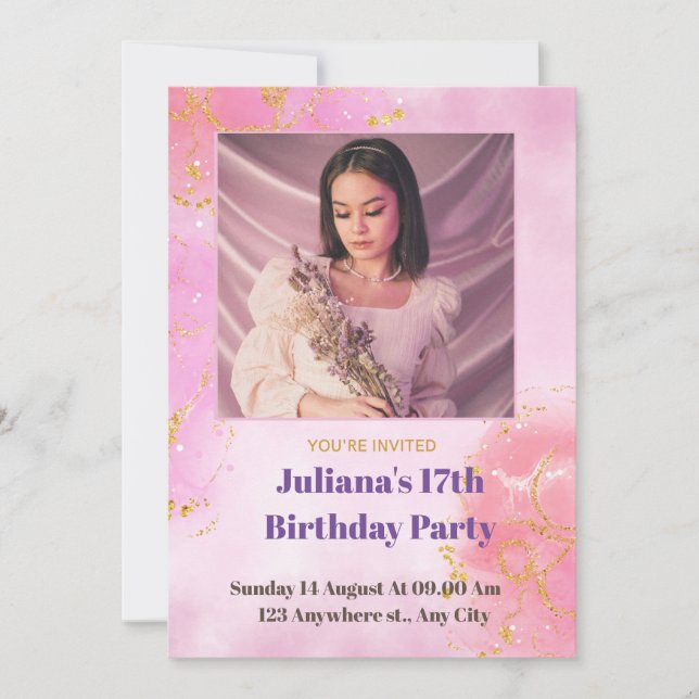 birthday invitation (Front)