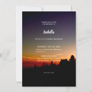 Birthday Invitation