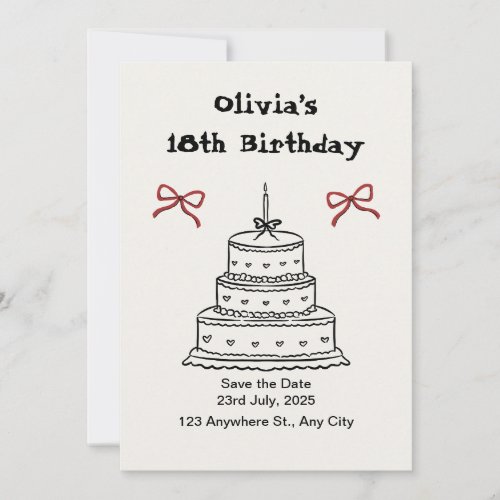 Birthday invitation