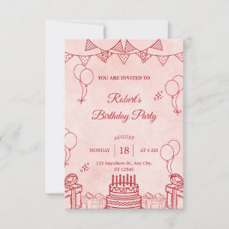 Birthday invitation