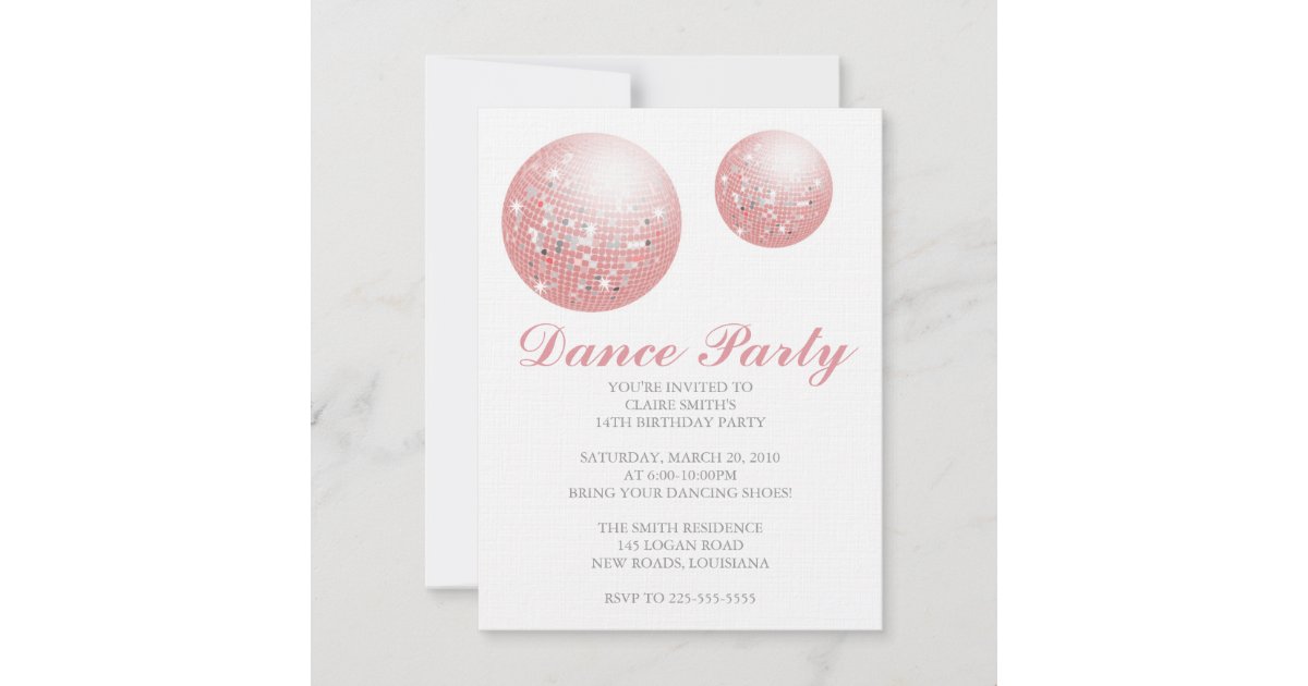 Birthday Invitation Zazzle