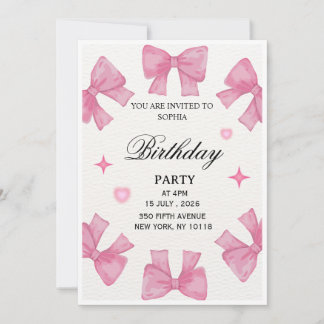 Birthday invitation