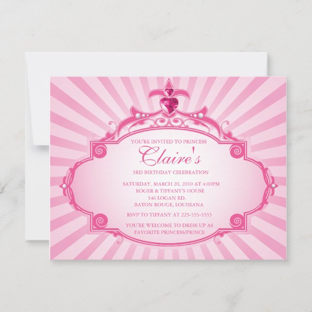 Birthday Invitation (Front)