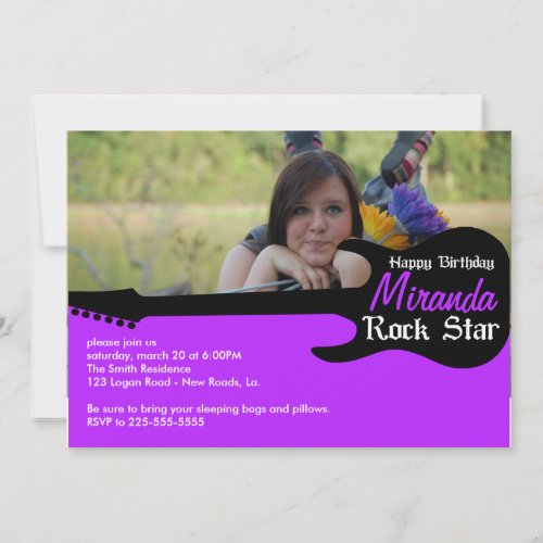 Birthday Custom Invitations
