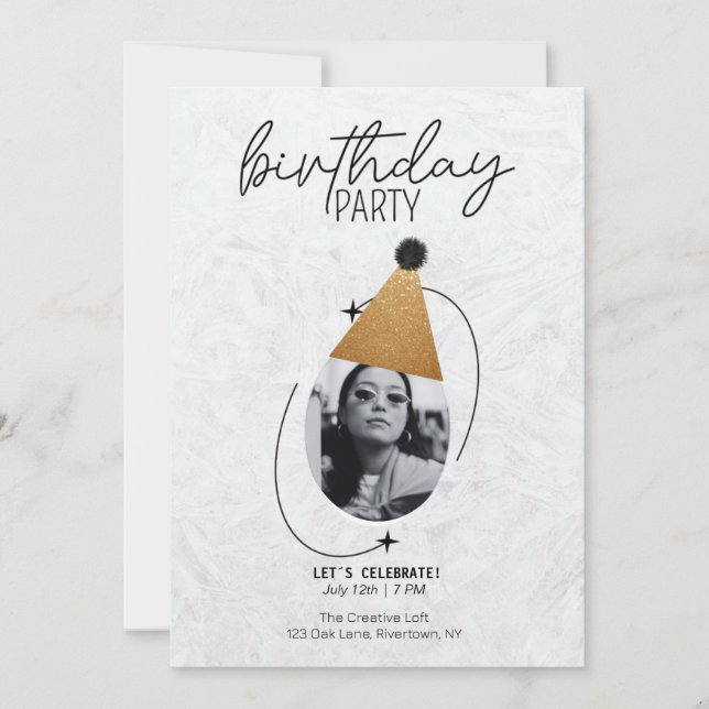Birthday Invitation  (Front)