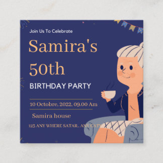 Birthday invitation