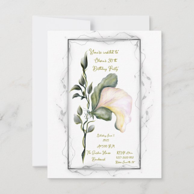 Birthday invitation (Front)