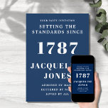 Birthday Invitation Blue And White<br><div class="desc">Make your special day even more memorable with our personalized birthday invitation! This classic blue and white design will bring a touch of sophistication and fun to your celebration. Our modern and stylish birthday invitations are the perfect way to get your guests excited and ready to celebrate. Customize the layout,...</div>