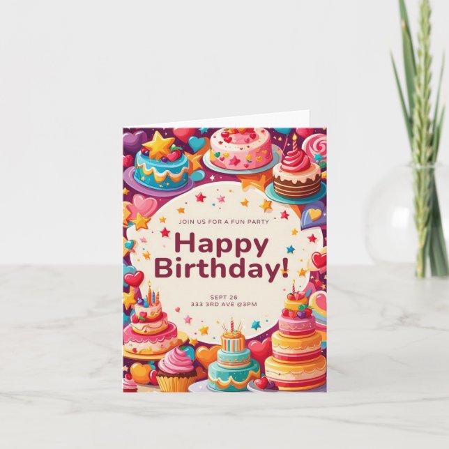 BIRTHDAY INVITATION CARD (Front)