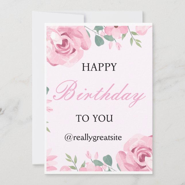 birthday invitation card for 1st birthday (Front)