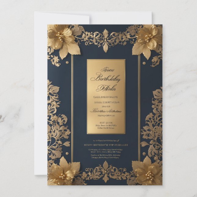 birthday invitation cards (Front)