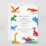 Birthday Invitation Dinosaur Invitation