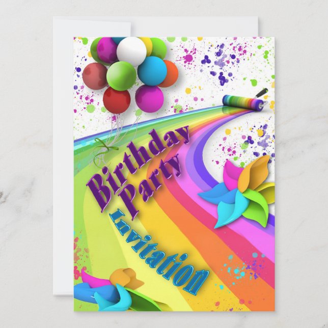 Birthday Invitation - Kids (Front)