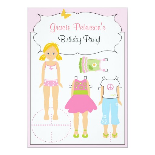 Paper Doll Invitations 4