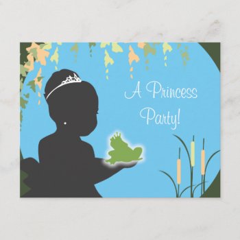 Birthday Invitation - Princess & Frog by OrangeOstrichDesigns at Zazzle