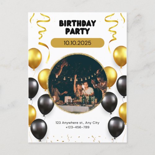 Birthday invitations