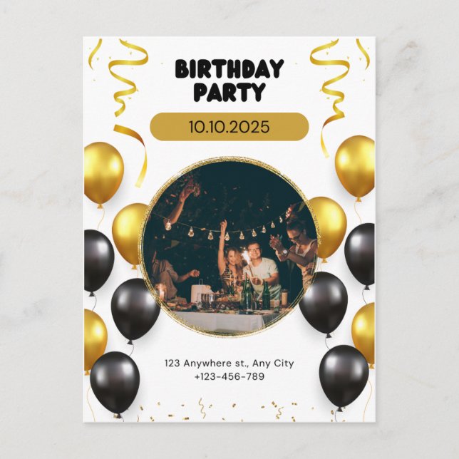 Birthday invitations (Front)