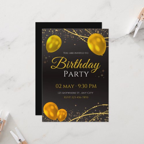 Birthday Invitations