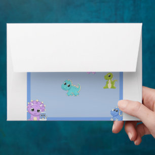 Birthday invitations envelope