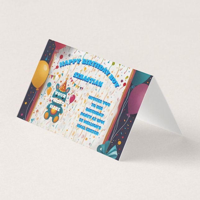 Birthday invitations party times Postcards (Front)