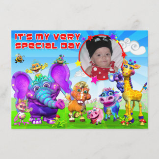 Birthday Invite with "The GiggleBellies"