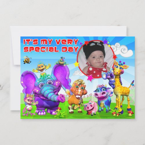 Birthday Invite with "The GiggleBellies"
