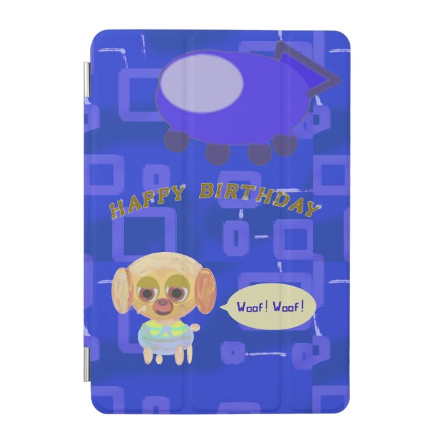 Birthday  iPad mini cover (Front)