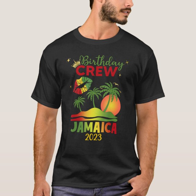 Birthday Jamaica Girl 30th 50th Party Jamaican Vac T-Shirt (Front)
