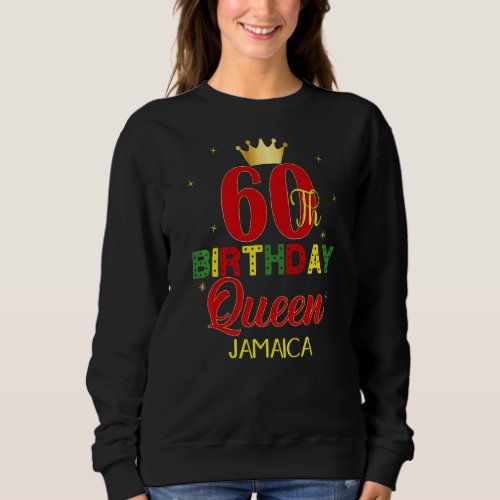 Birthday Jamaica Girl 30th 50th Party Outfit Match Sweatshirt