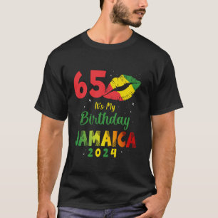 Birthday Jamaica Girl 65th Birthday 2024 Jamaica V T-Shirt