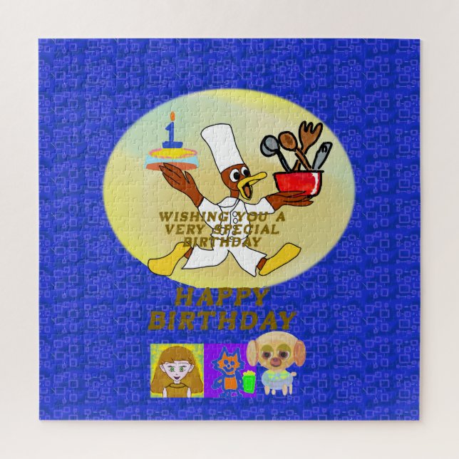 Birthday  jigsaw puzzle (Vertical)