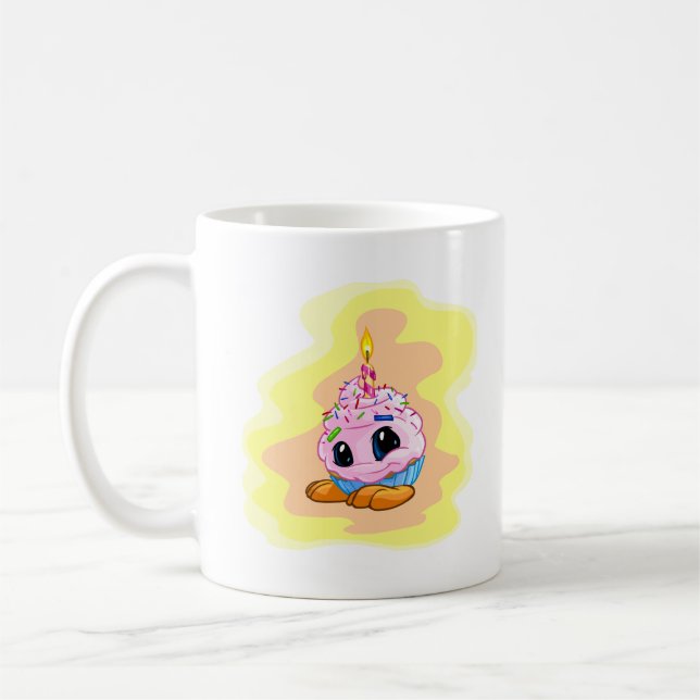 Birthday JubJub Coffee Mug (Left)