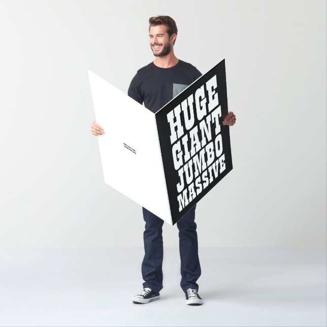 BIRTHDAY JUMBO MASSIVE GIANT CARDS (In Situ)