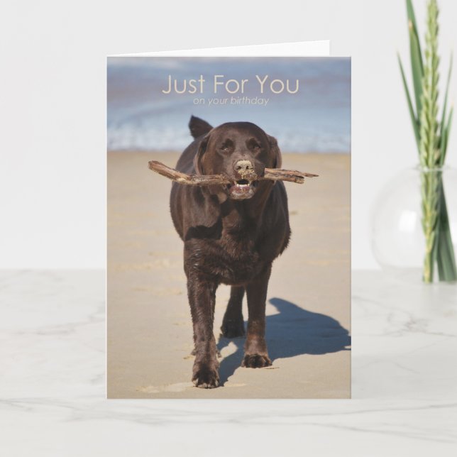 Birthday-Just For You Card (Front)