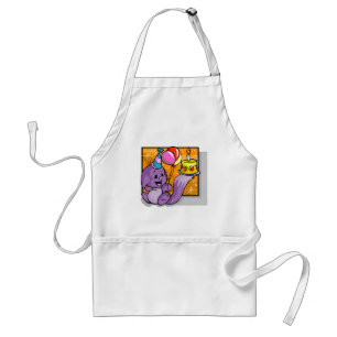 Birthday Kacheek Adult Apron