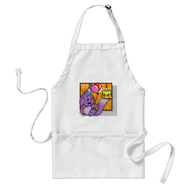 Birthday Kacheek Adult Apron (Front)