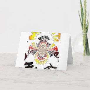 Birthday Kaleidoscope Art Print Card