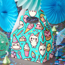 Birthday Kawaii Pattern Favor Boxes