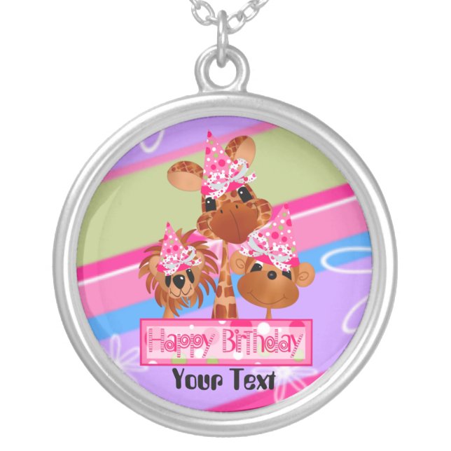 Birthday Keepsake  Necklace (Front)