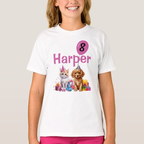 Birthday Kid Pawsome Party shirt 