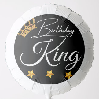 Birthday King Crown design, Birthday Gifts for Men Balloon