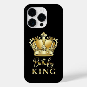 Birthday King Gold Crown Royal Queen Luxury Case-Mate iPhone 14 Pro Case