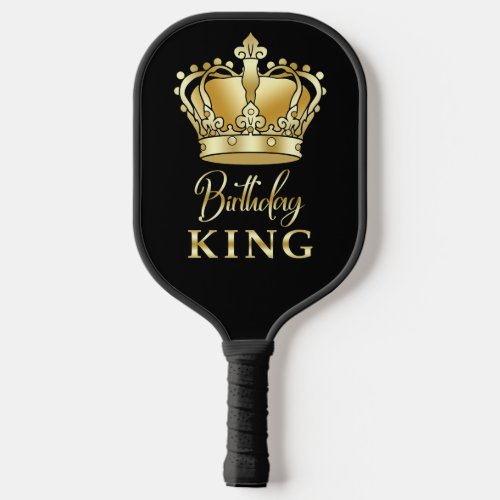Birthday King Gold Crown Royal Queen Luxury Pickleball Paddle