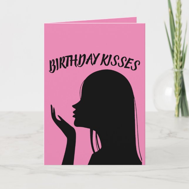BIRTHDAY KISSES CARD (Front)