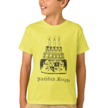 Birthday Knight medieval themed kids t-shirt