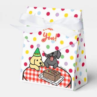 Birthday Labrador Puppies Favor Box